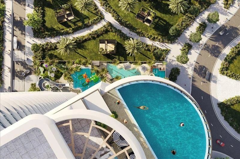 Luxuriöser Wohnkomplex mit Wasserpark in Dubai