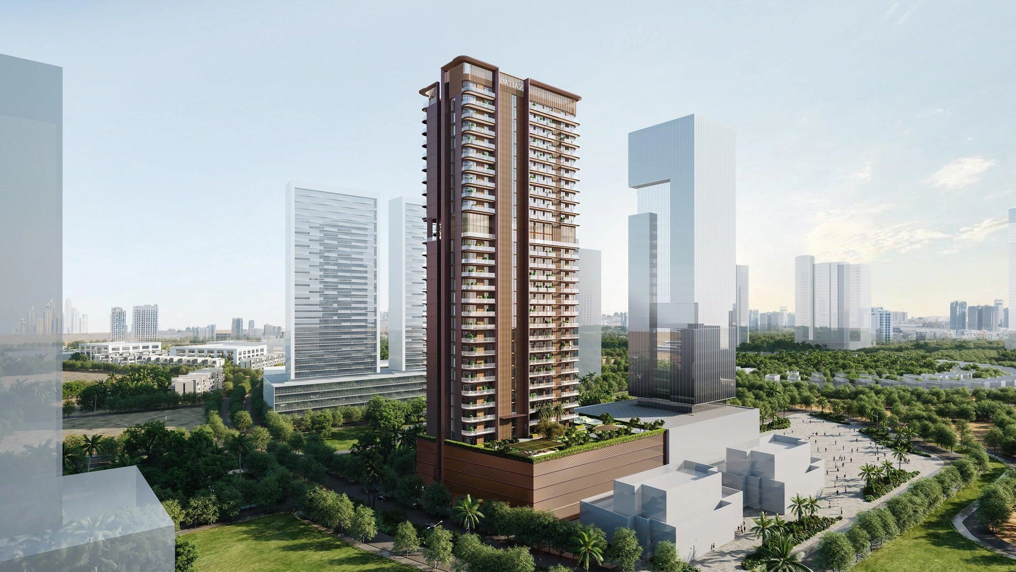 Elite Residential Complex with Direct Access to the Park, Dubai