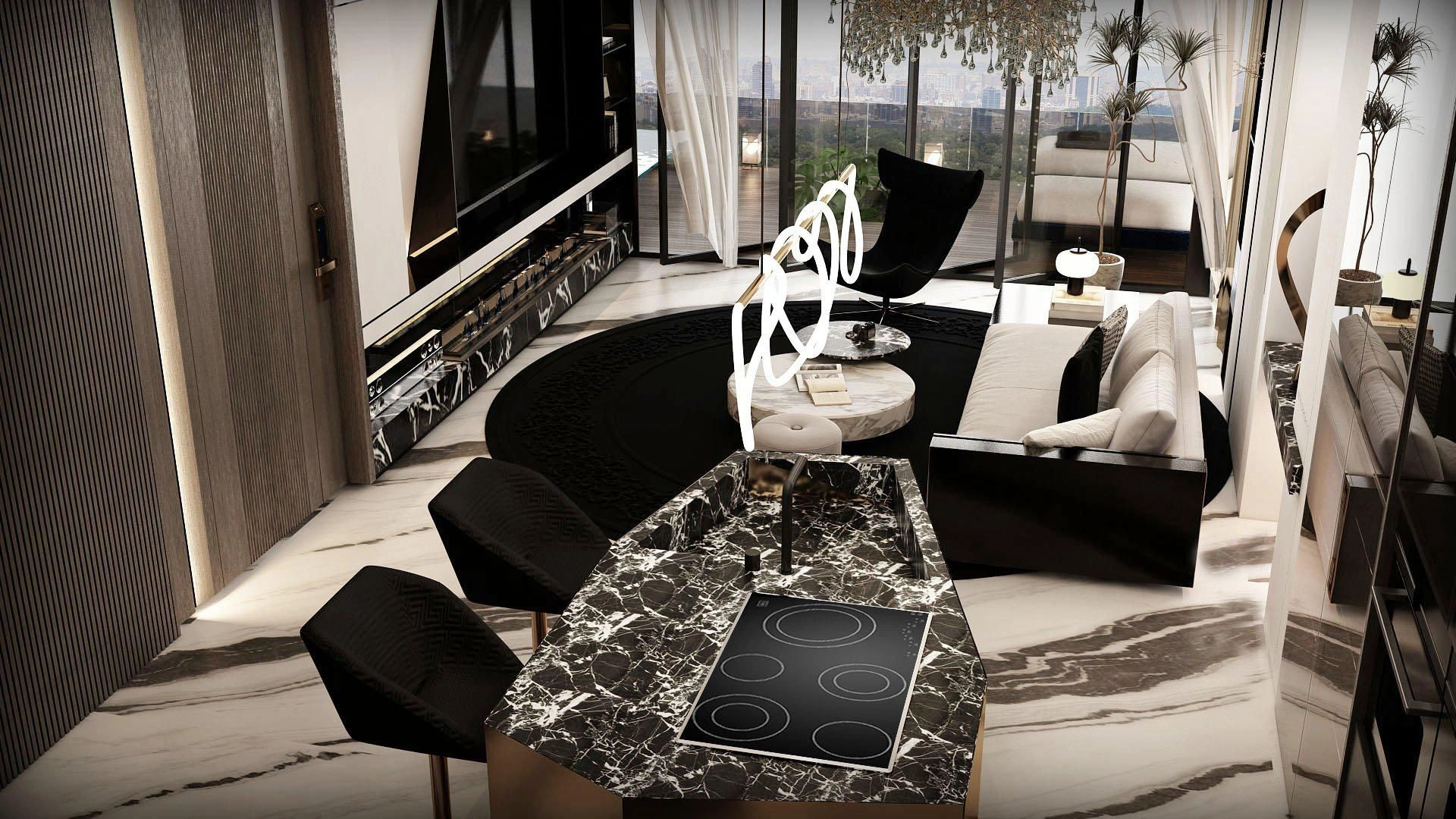 Luxury Residential Complex with Spa and Restaurant in Dubai