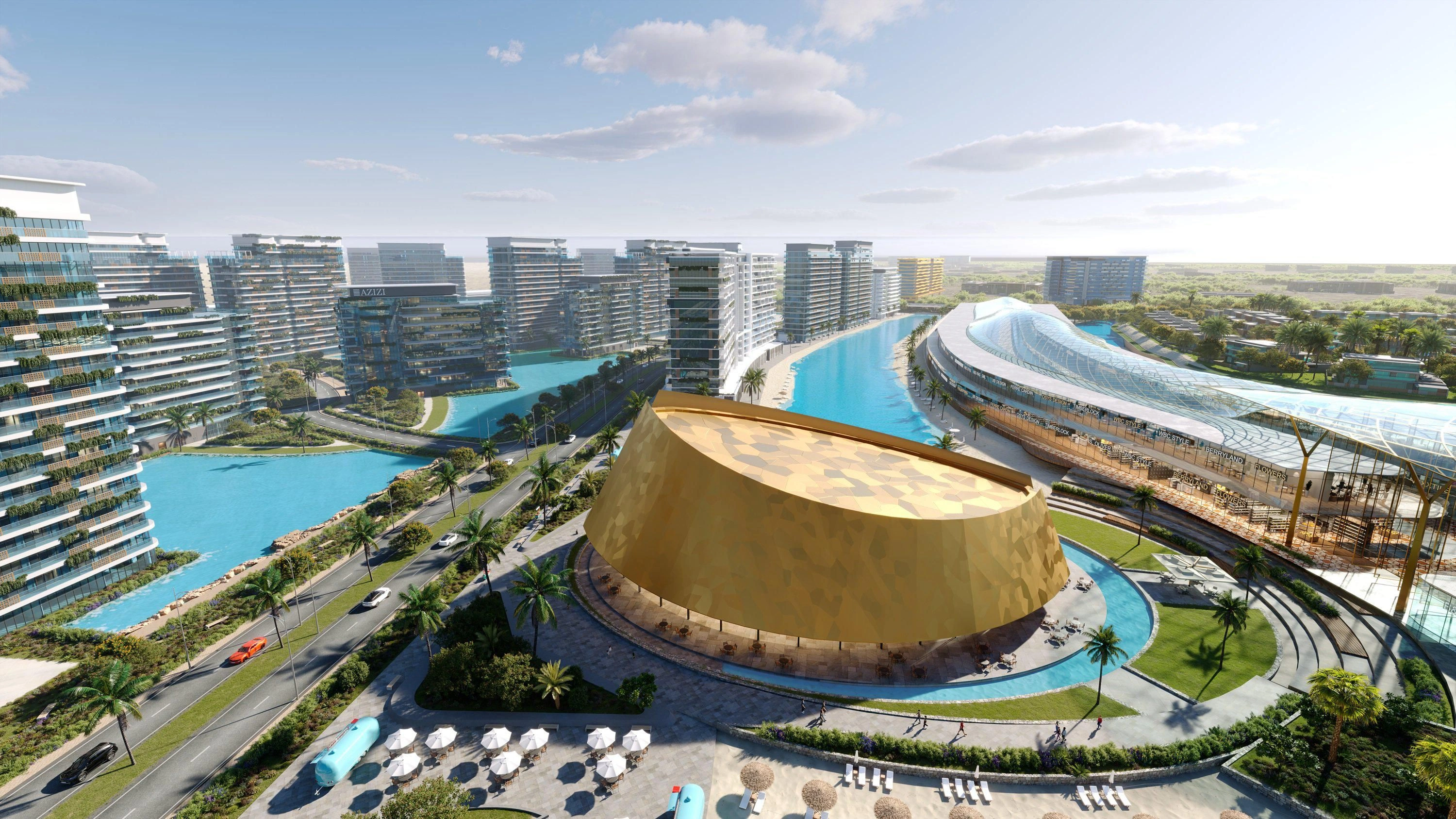 مجمع سكني فاخر بالقرب من البحيرات والشاطئ، دبي