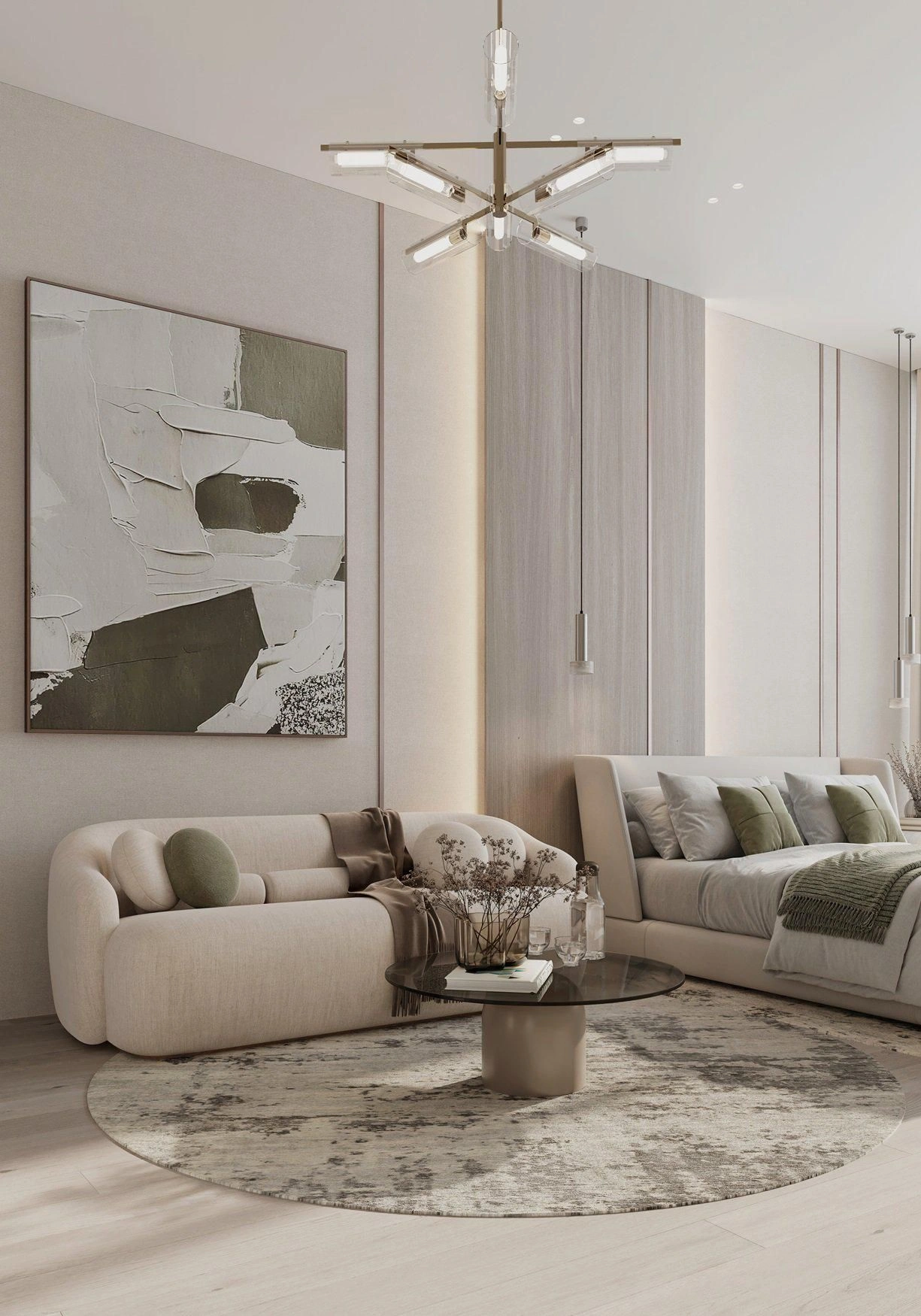 مجموعة سكنية فاخرة مع حمامات سباحة في دبي