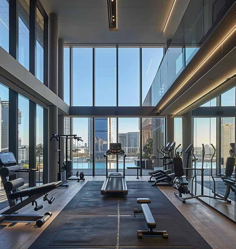 Luxurious residential complex in a green residential area of Dubai