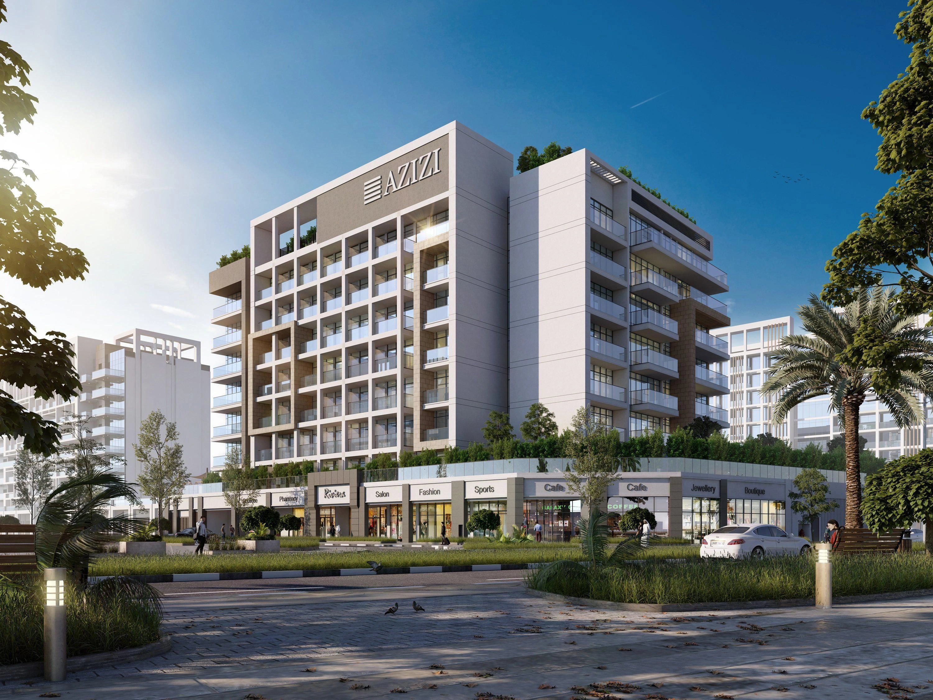 Complexe résidentiel de luxe avec plages et jardins au cœur de Dubaï