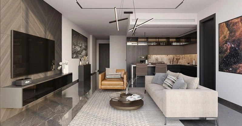 Complejo residencial de lujo con áreas de trabajo y esparcimiento, Dubái