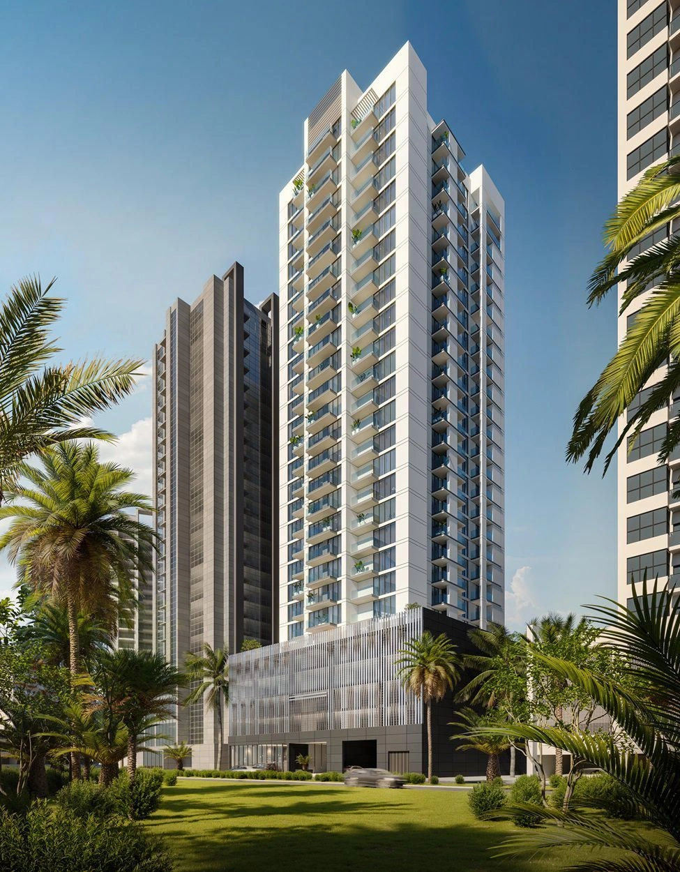 Elite residential complex in a quiet and green area of Dubai