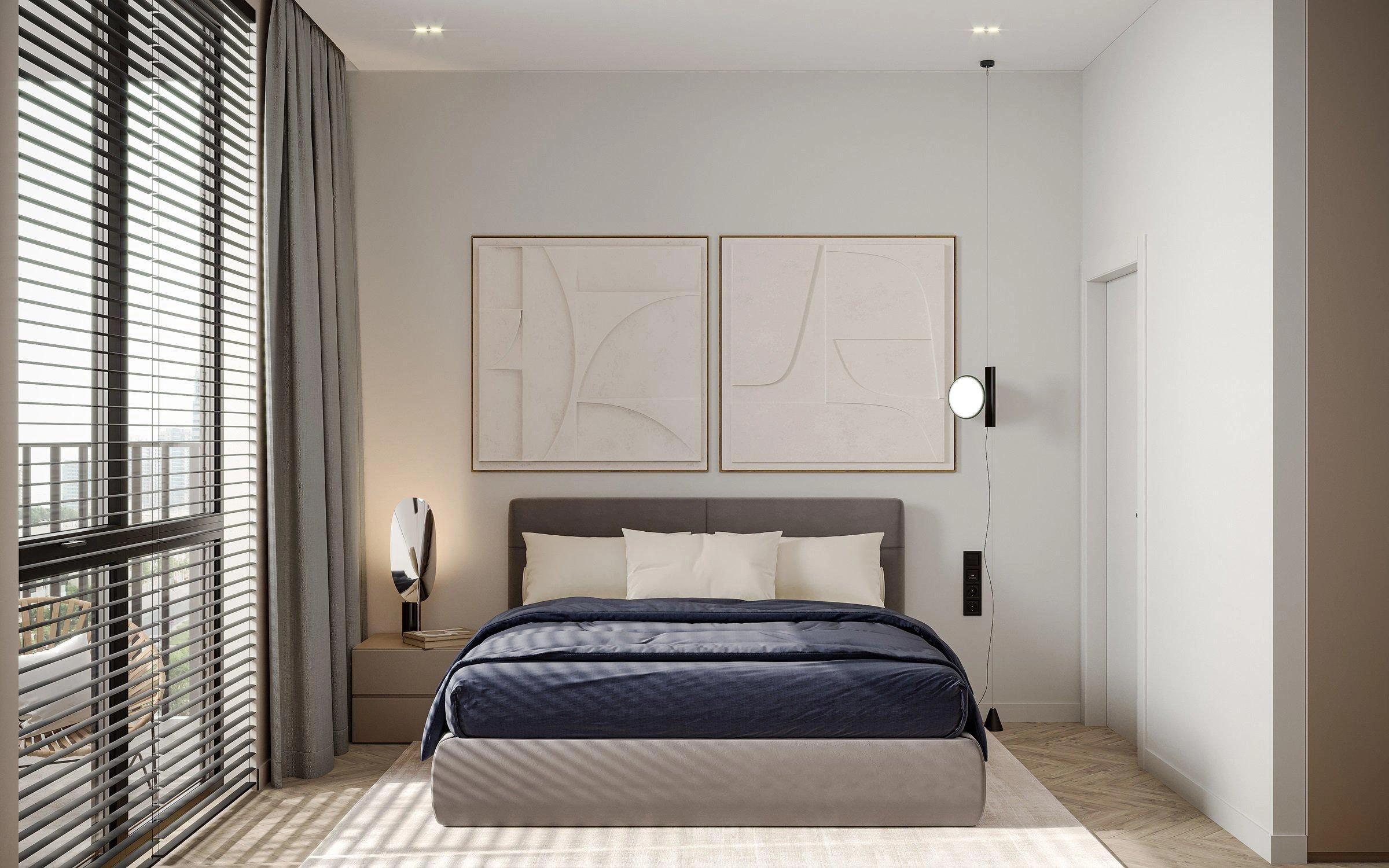 Elite residential complex in a quiet and green area of Dubai