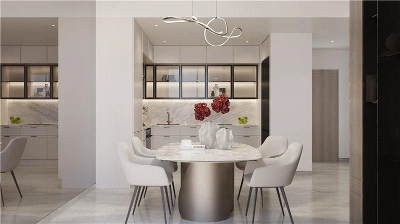 Modernes Wohnkomplex in der Nähe des Golfclubs in Dubai