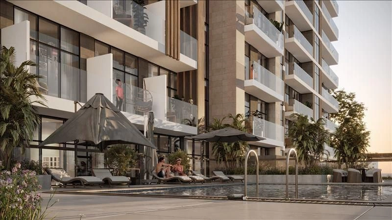 مجمع سكني فاخر مع حمامات سباحة ومناطق ترفيهية، دبي