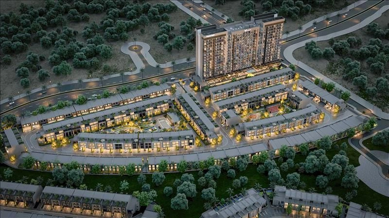 مجمع سكني فاخر مع حمامات سباحة ومناطق ترفيهية، دبي