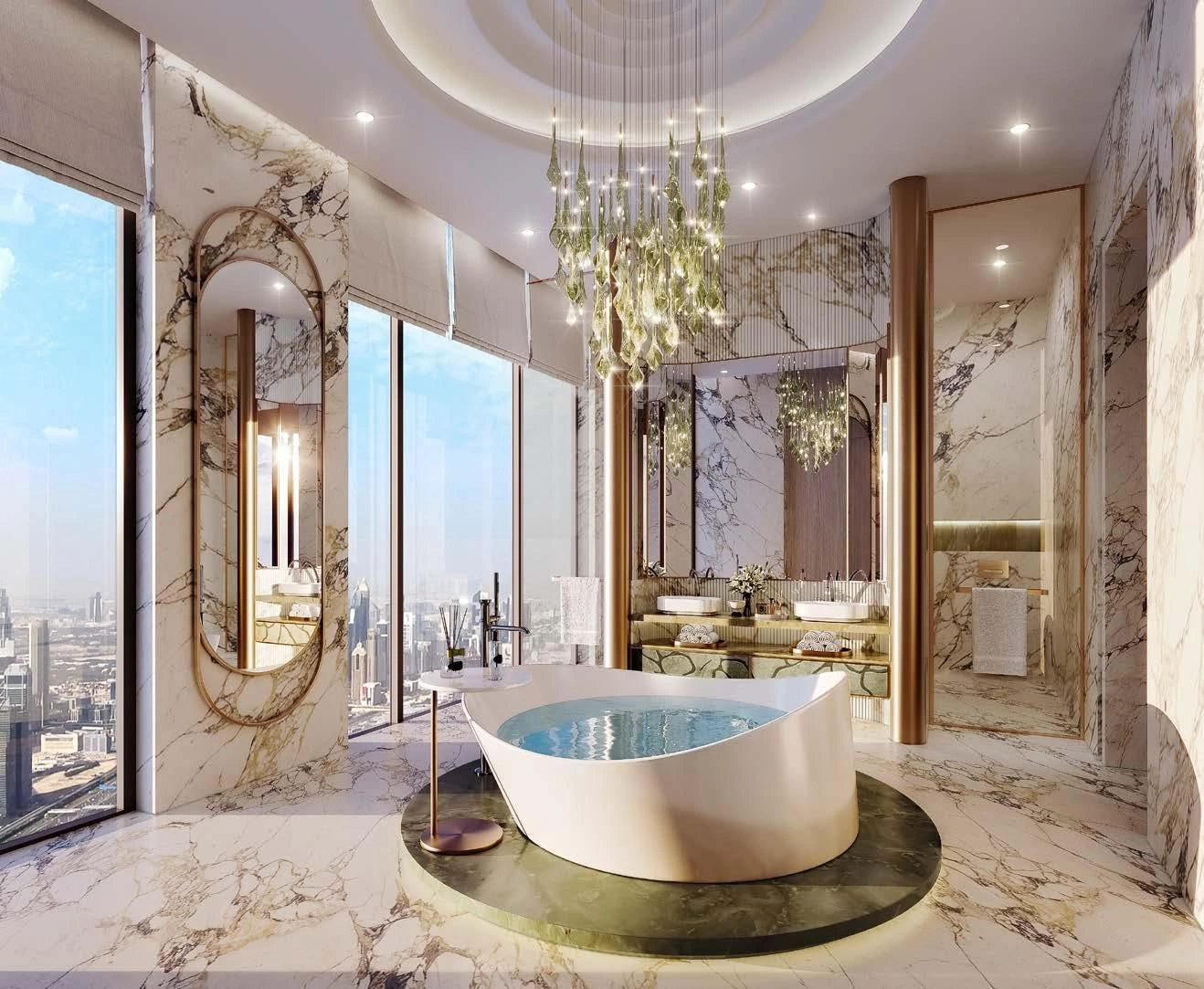 Elite residential complex on the banks of the Al Safu canal, Dubai