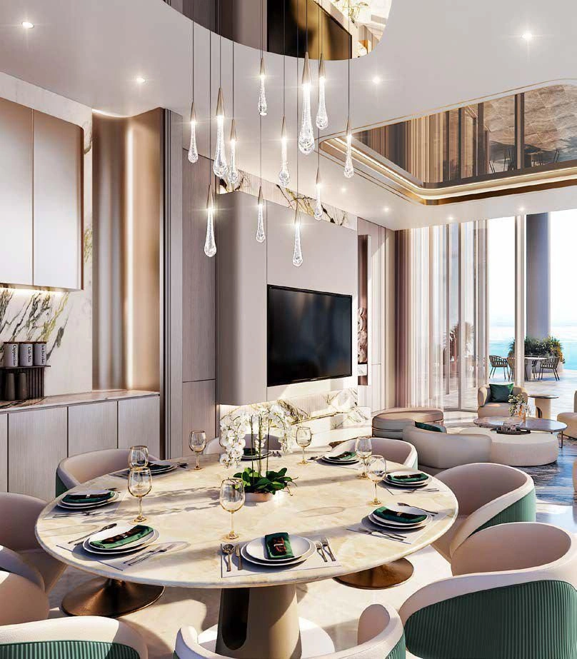 Elite residential complex on the banks of the Al Safu canal, Dubai