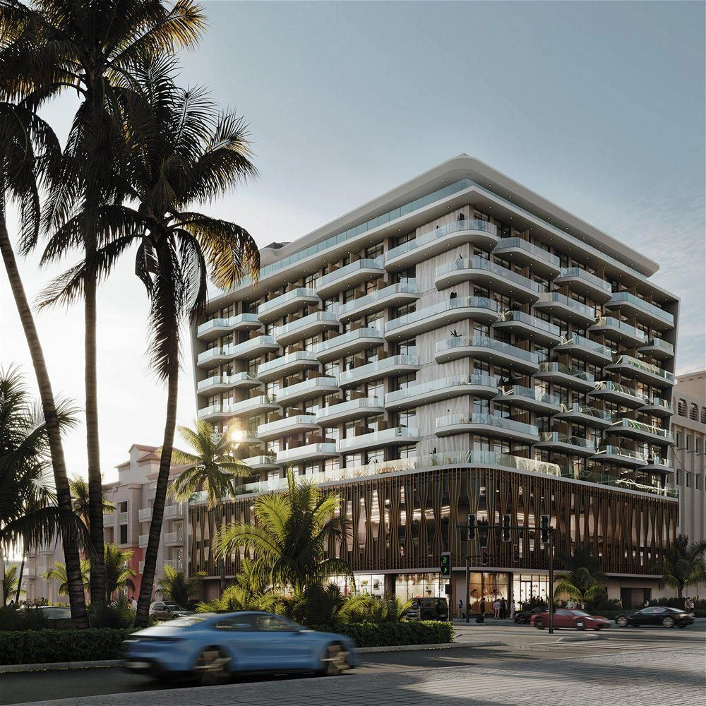 Lüks Konut Kompleksi ile Yüzme Havuzları Dubai'de