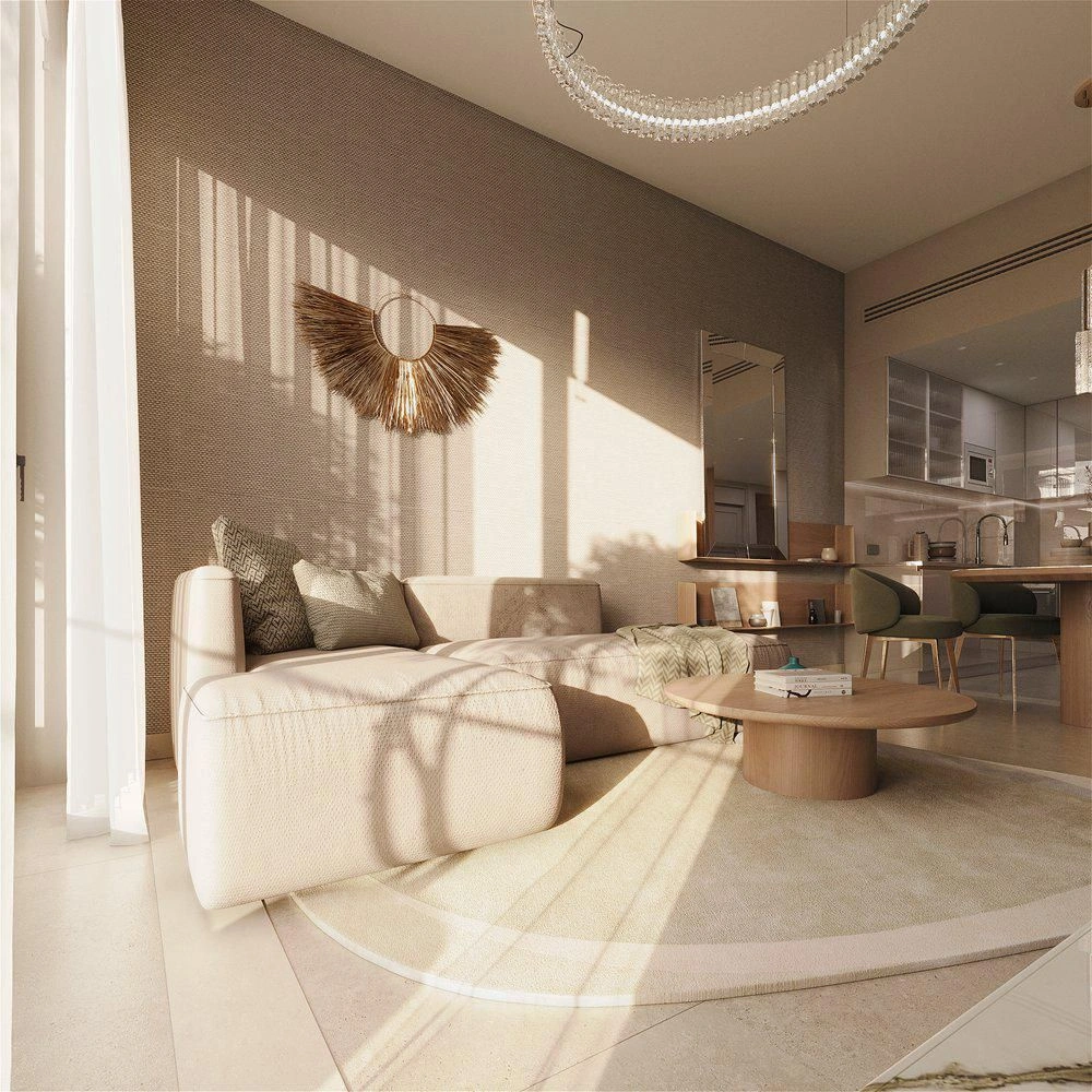 Lüks Konut Kompleksi ile Yüzme Havuzları Dubai'de