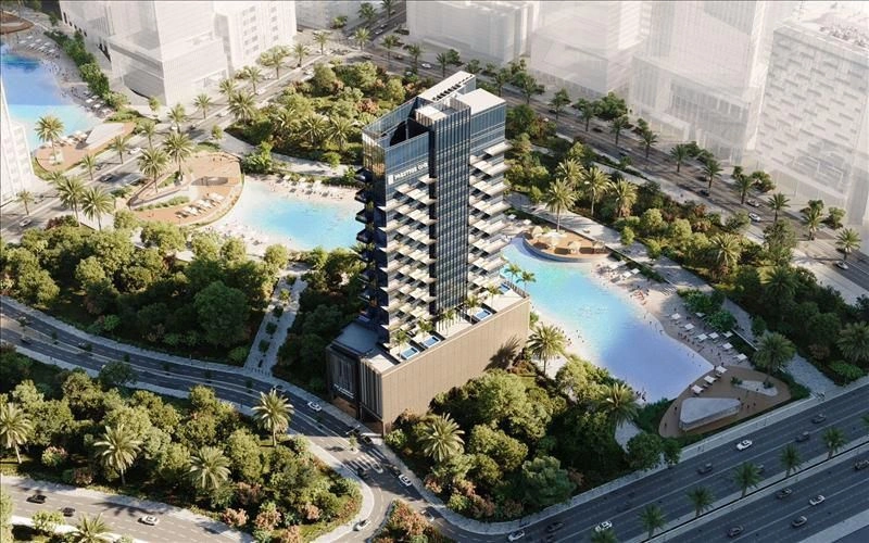Complejo residencial de lujo con lagunas y playas en Dubái