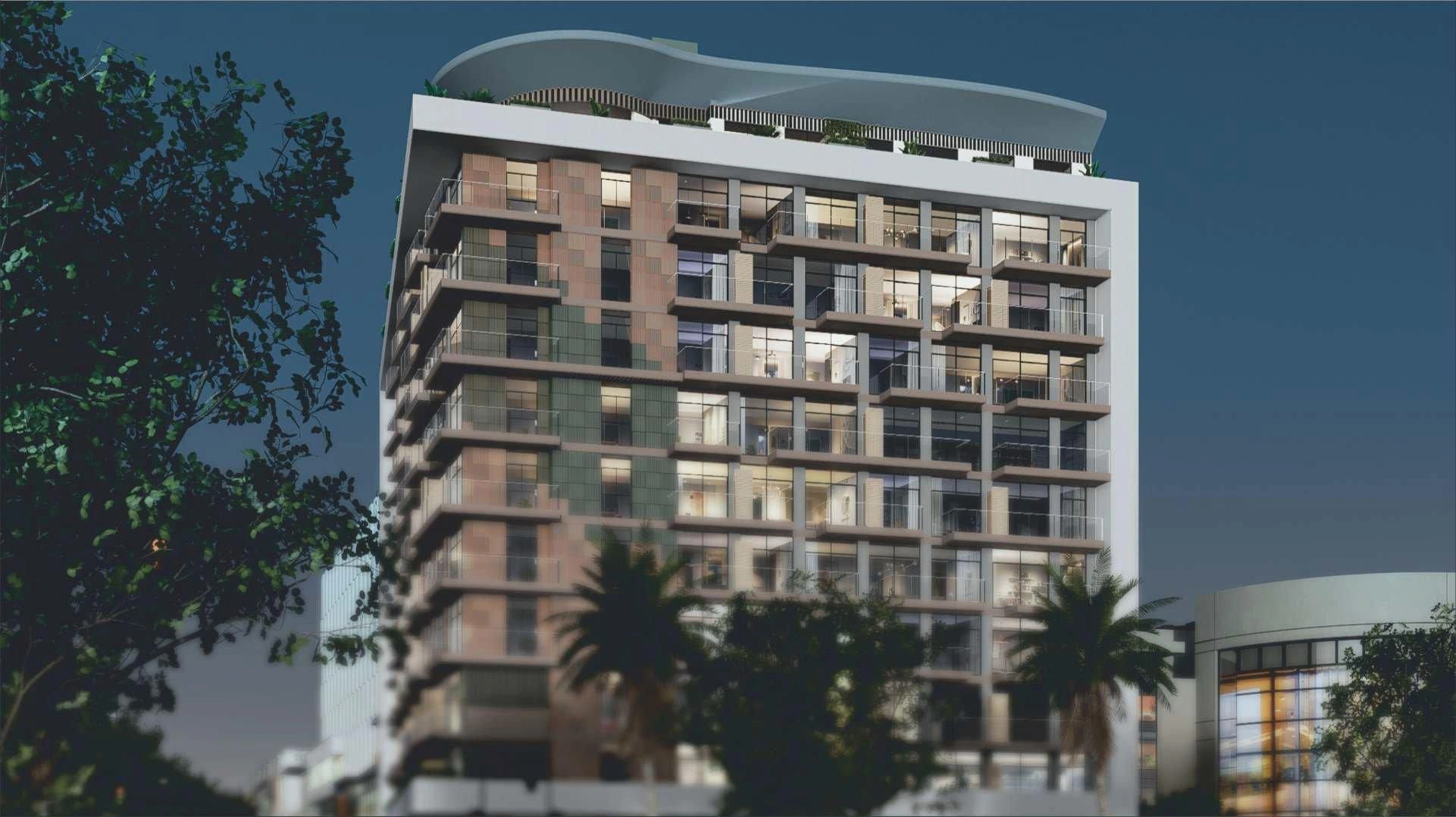 Modernes Wohnkomplex im skandinavischen Stil in Dubai