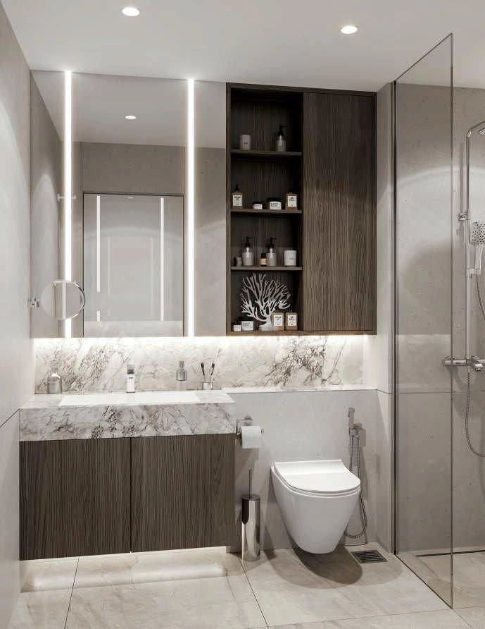 Modernes Wohnkomplex im skandinavischen Stil in Dubai