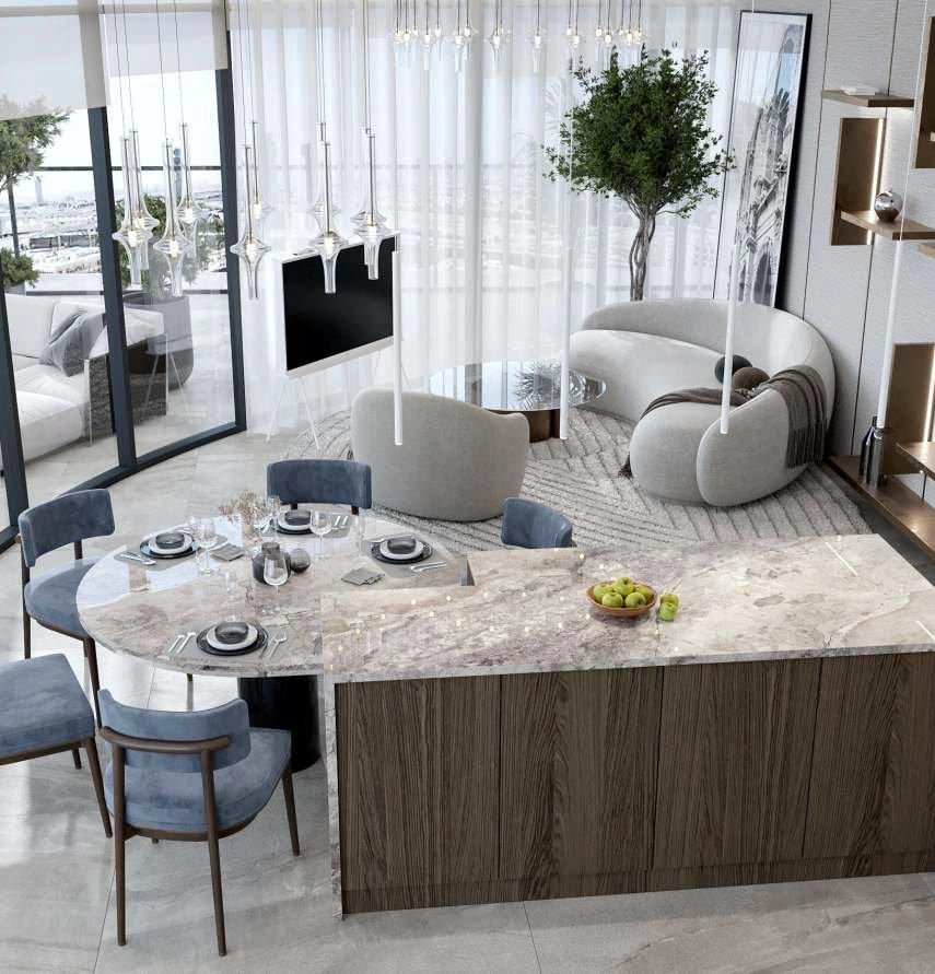 Modernes Wohnkomplex im skandinavischen Stil in Dubai