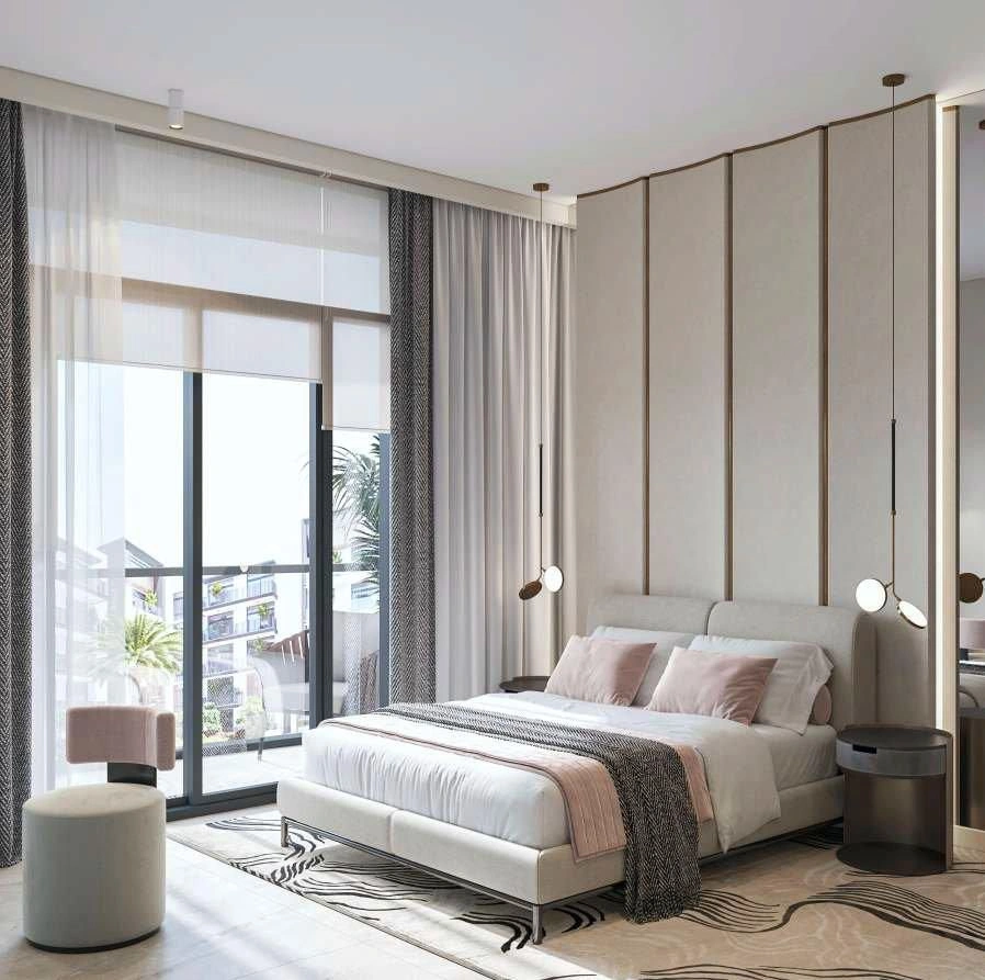 Modernes Wohnkomplex im skandinavischen Stil in Dubai