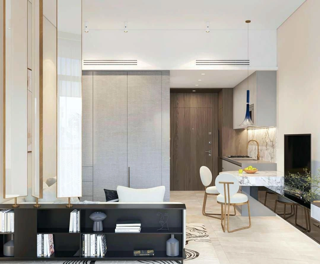 Modernes Wohnkomplex im skandinavischen Stil in Dubai