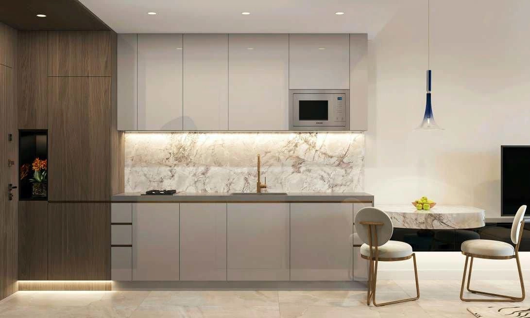 Modernes Wohnkomplex im skandinavischen Stil in Dubai