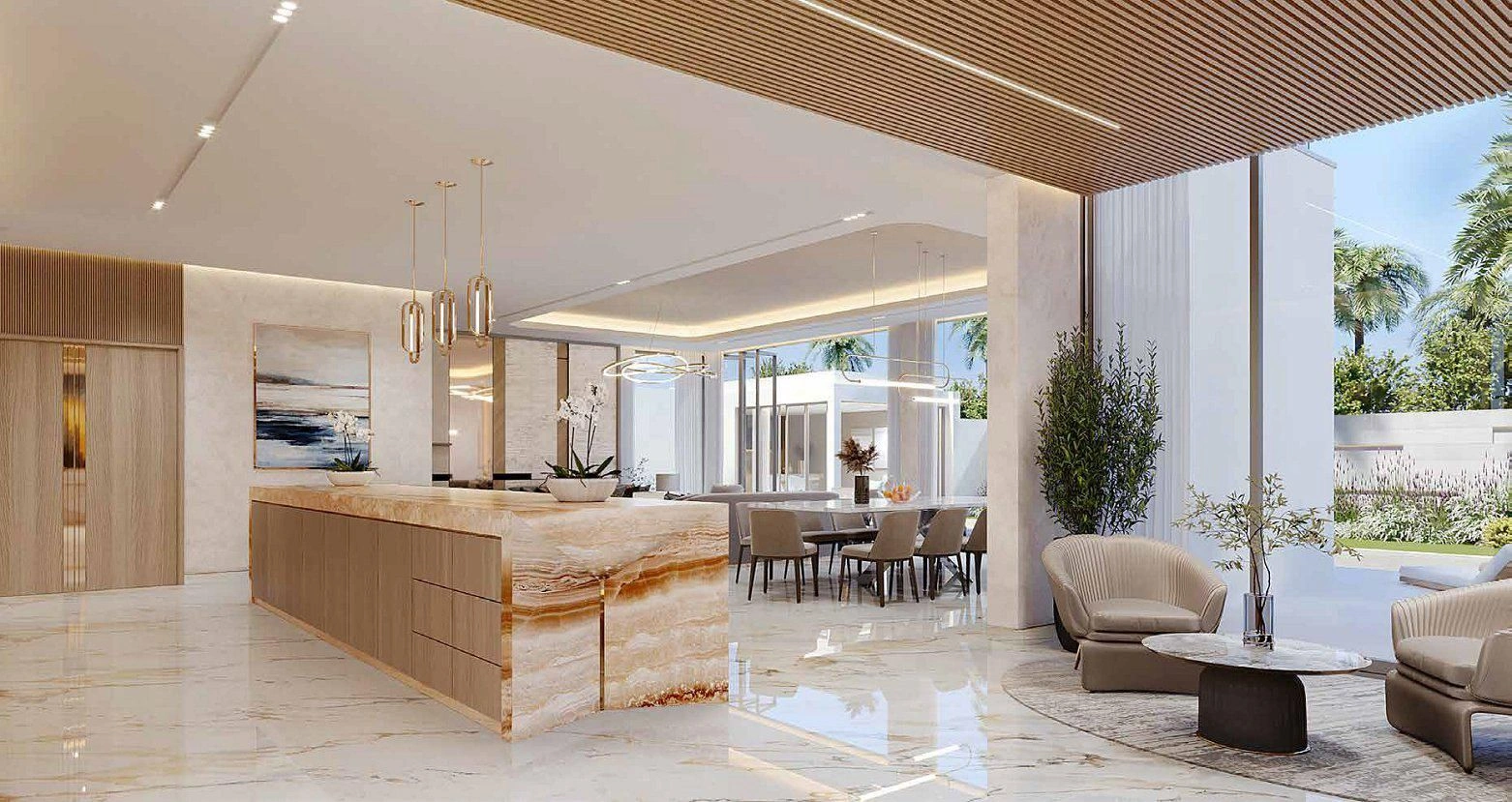 مجتمع ویلا و خانههای شهری لوکس در نزدیکی فرودگاه دبی