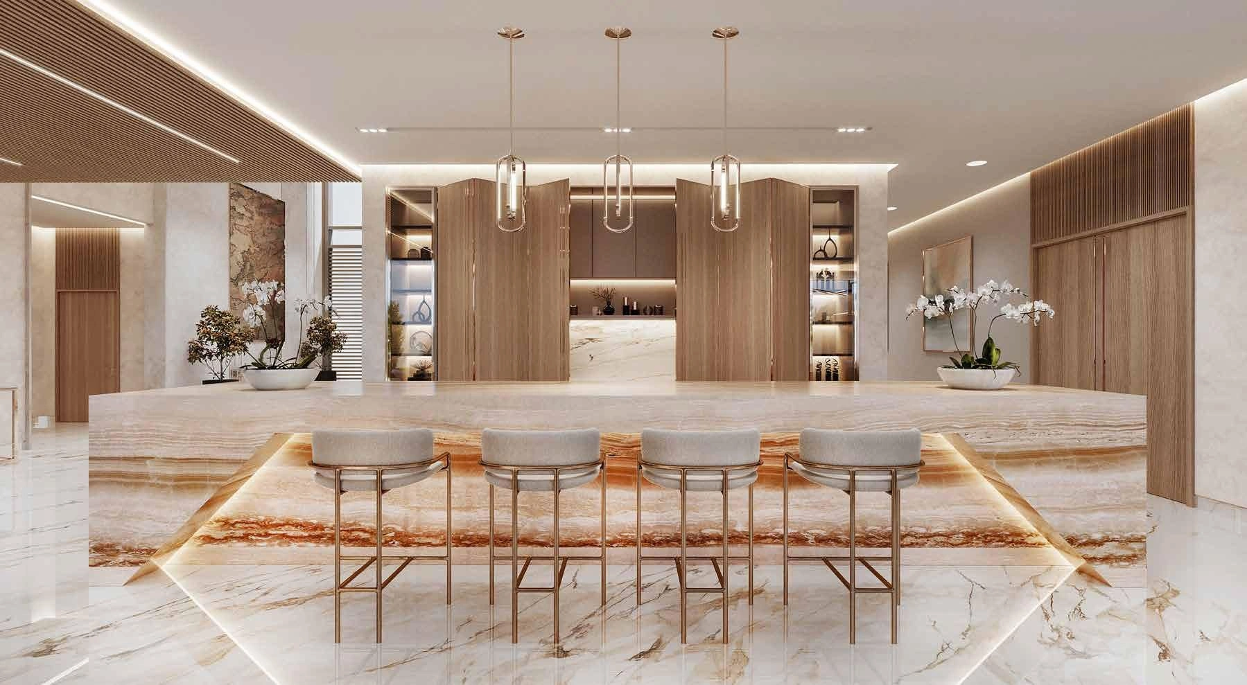 مجتمع ویلا و خانههای شهری لوکس در نزدیکی فرودگاه دبی