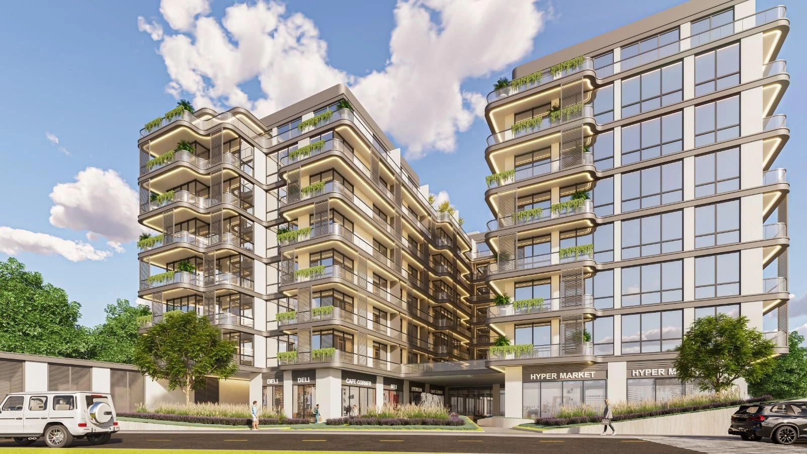 Luxury Residential Complex with Swimming Pool and Cinema in Dubai