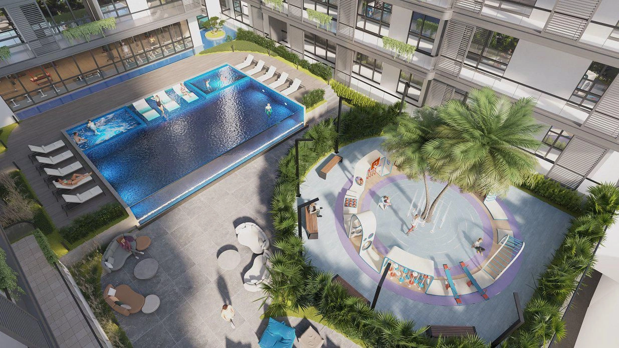 Luxury Residential Complex with Swimming Pool and Cinema in Dubai