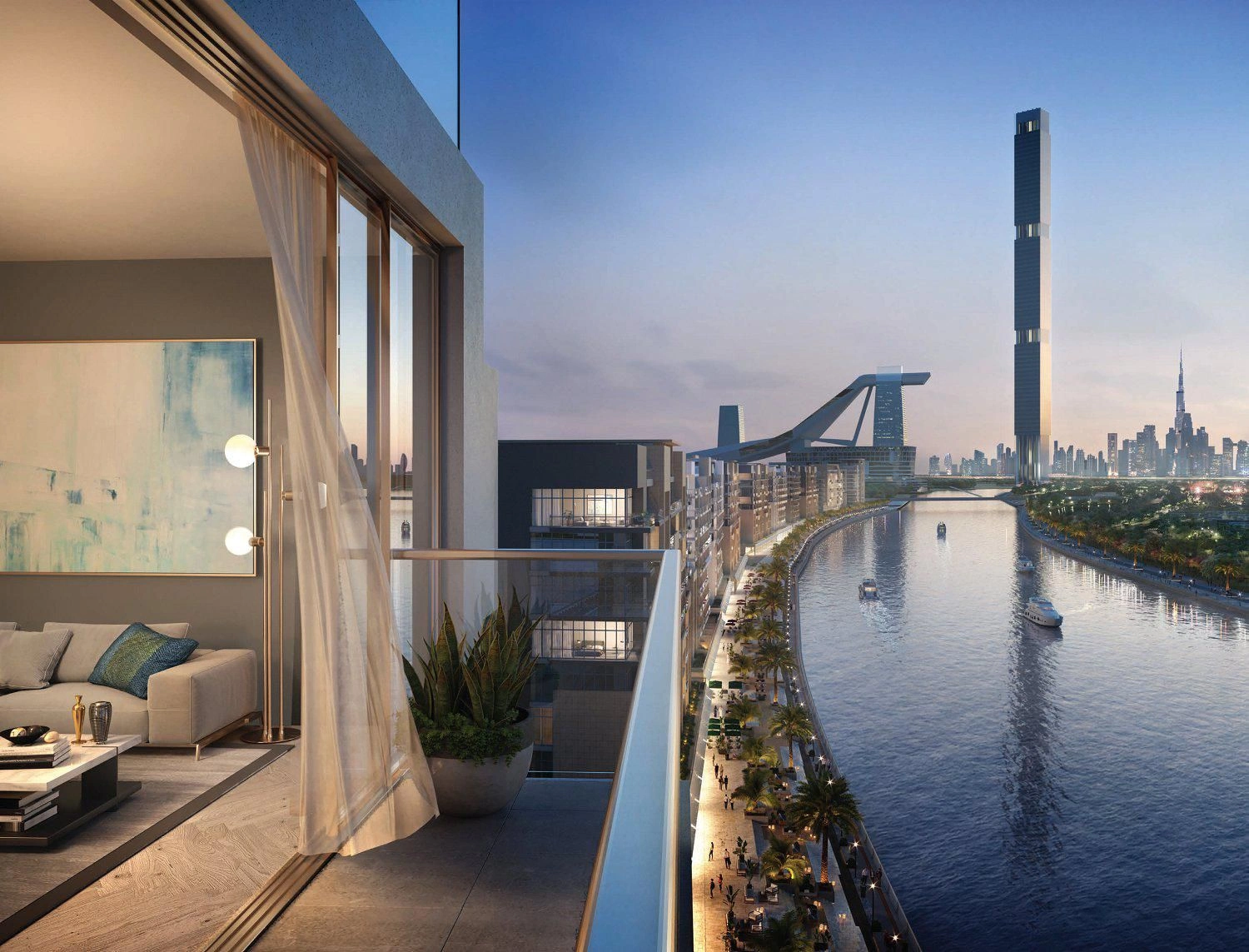 Luxury Residential Complex Overlooking the Dubai Waterfront