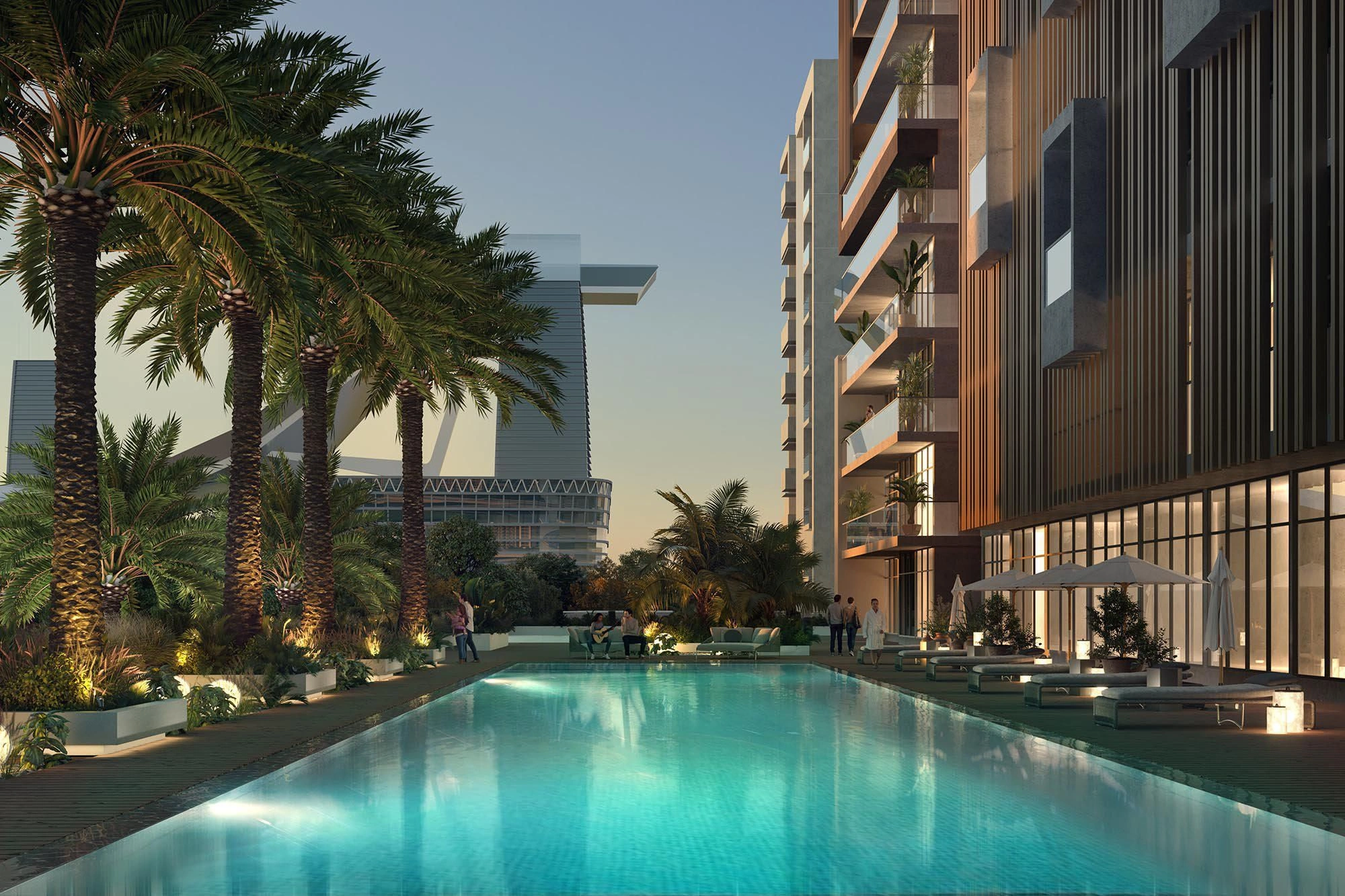 Luxury Residential Complex Overlooking the Dubai Waterfront