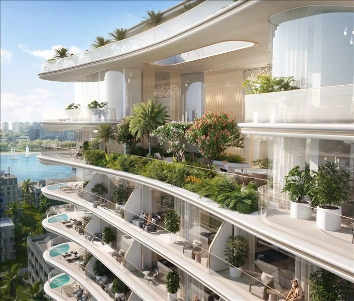 Complejo residencial de lujo a 5 minutos de la playa en Dubái