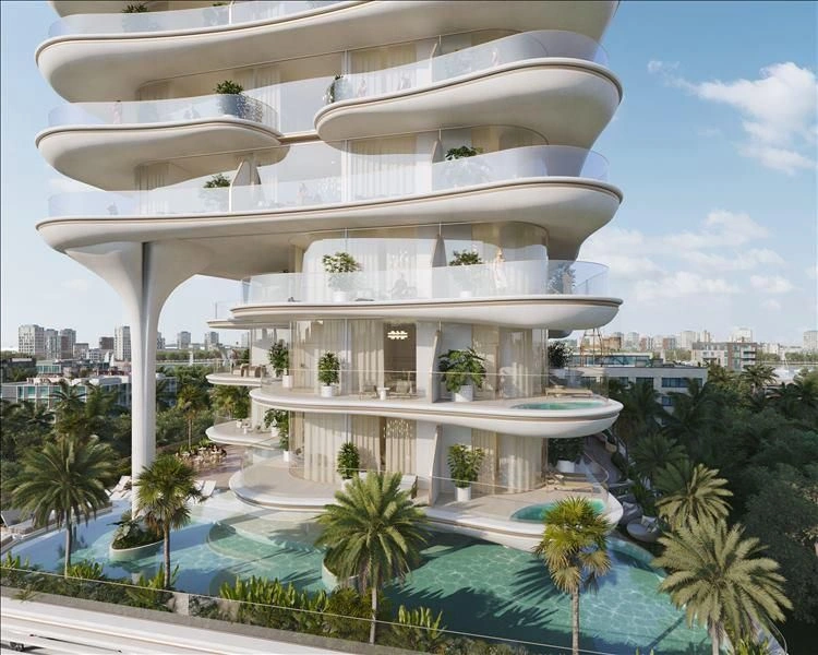 Complejo residencial de lujo a 5 minutos de la playa en Dubái