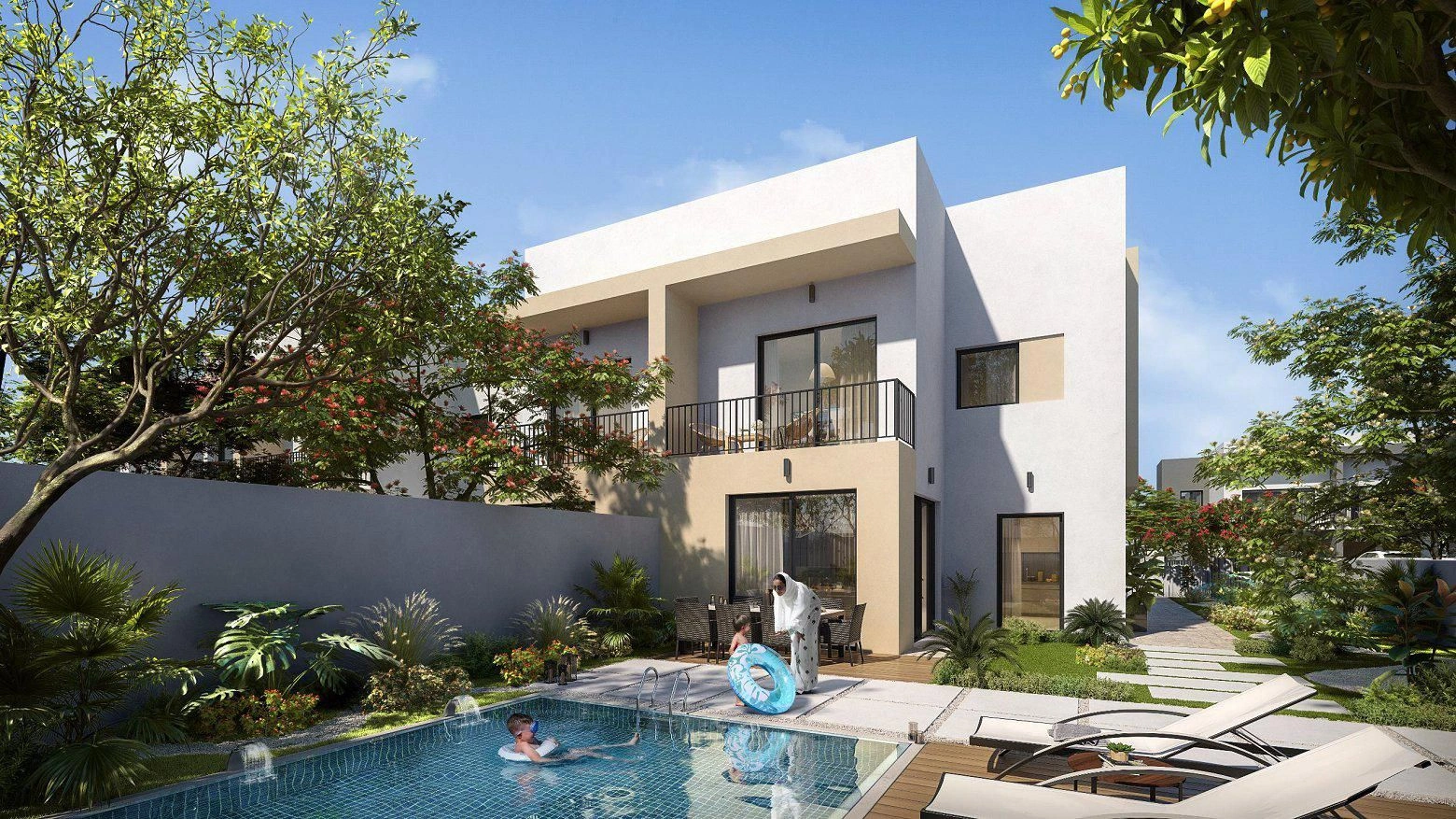 Luxury Villas with Pools in Abu Dhabi