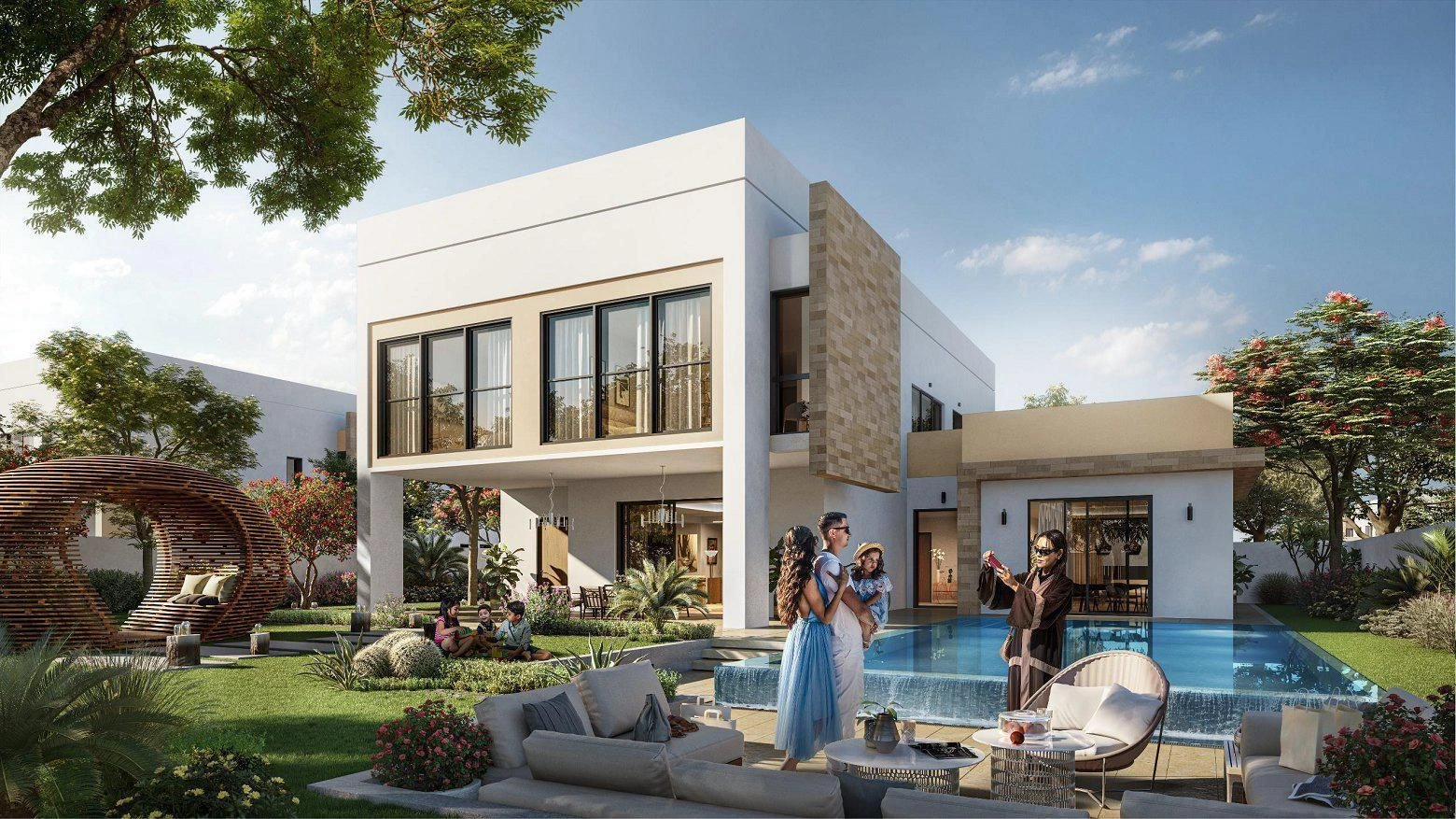 Luxury Villas with Pools in Abu Dhabi