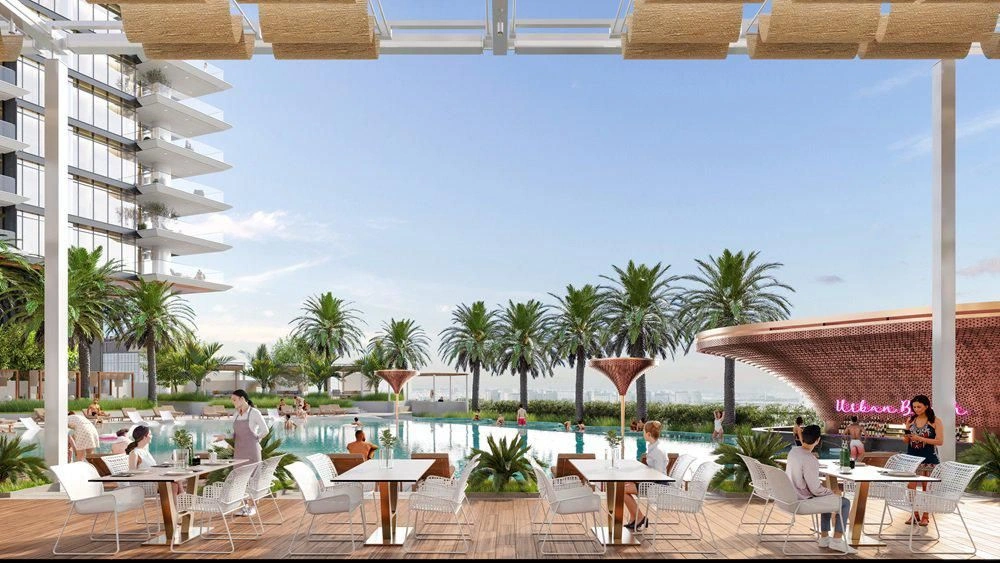 Luxuriöser Wohnkomplex mit Schwimmbädern und Spas in Uptown, Dubai