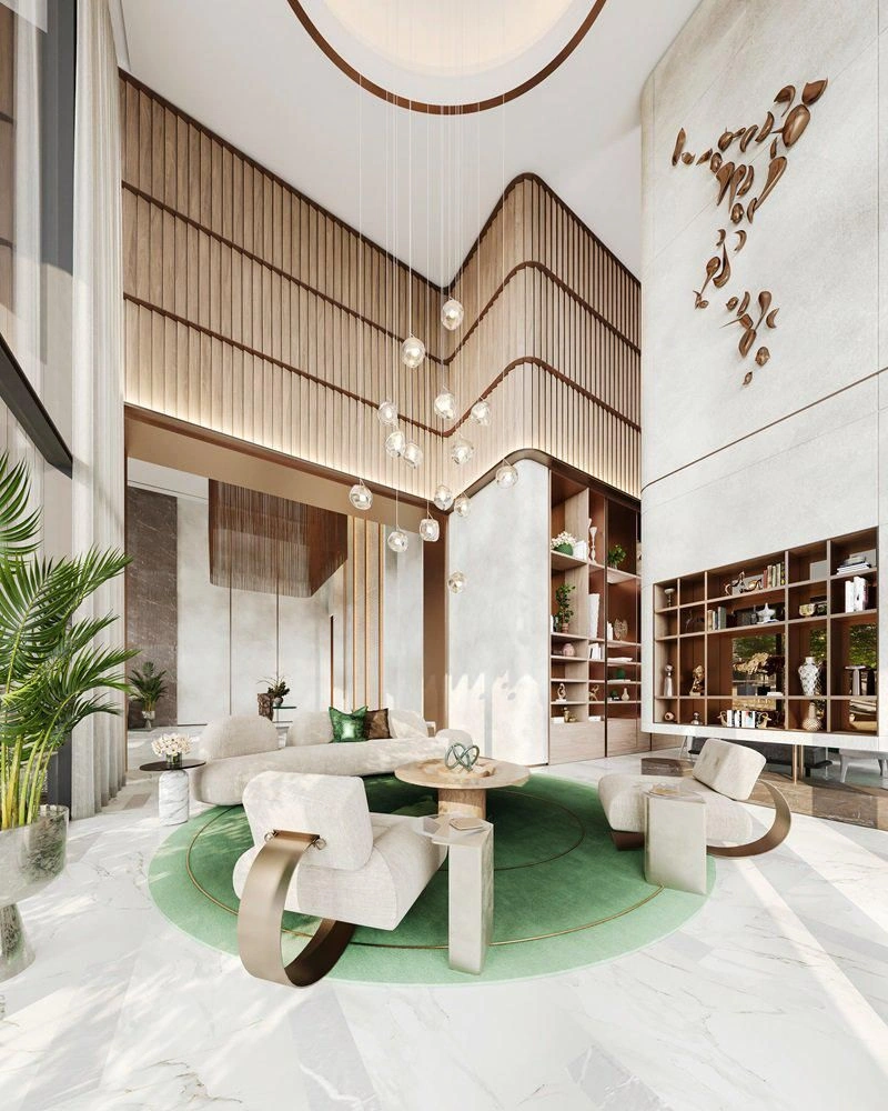 Luxuriöser Wohnkomplex mit Schwimmbädern und Spas in Uptown, Dubai