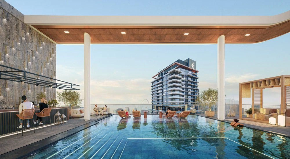 Luxuriöser Wohnkomplex mit Schwimmbädern und Spas in Uptown, Dubai