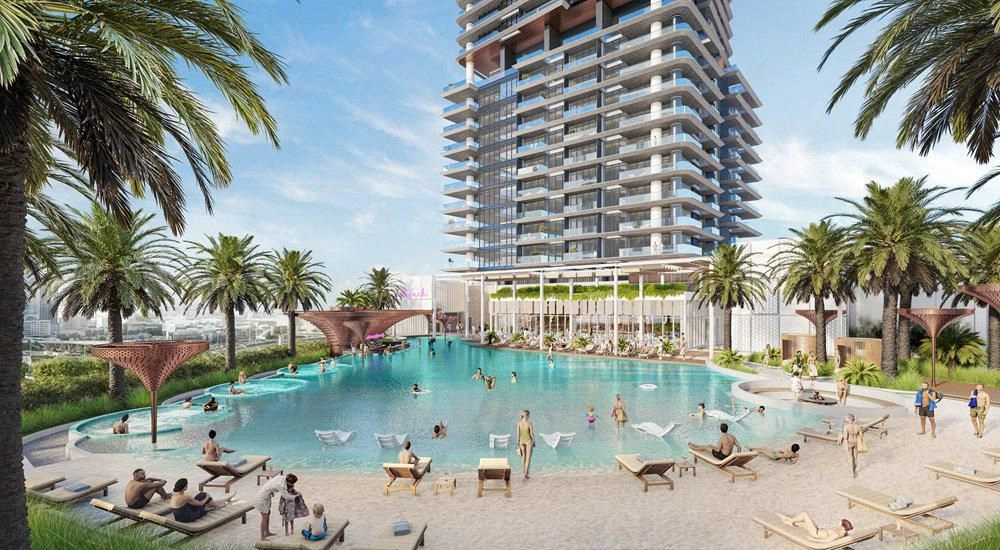 Luxuriöser Wohnkomplex mit Schwimmbädern und Spas in Uptown, Dubai