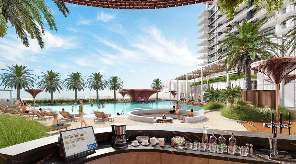 Luxuriöser Wohnkomplex mit Schwimmbädern und Spas in Uptown, Dubai