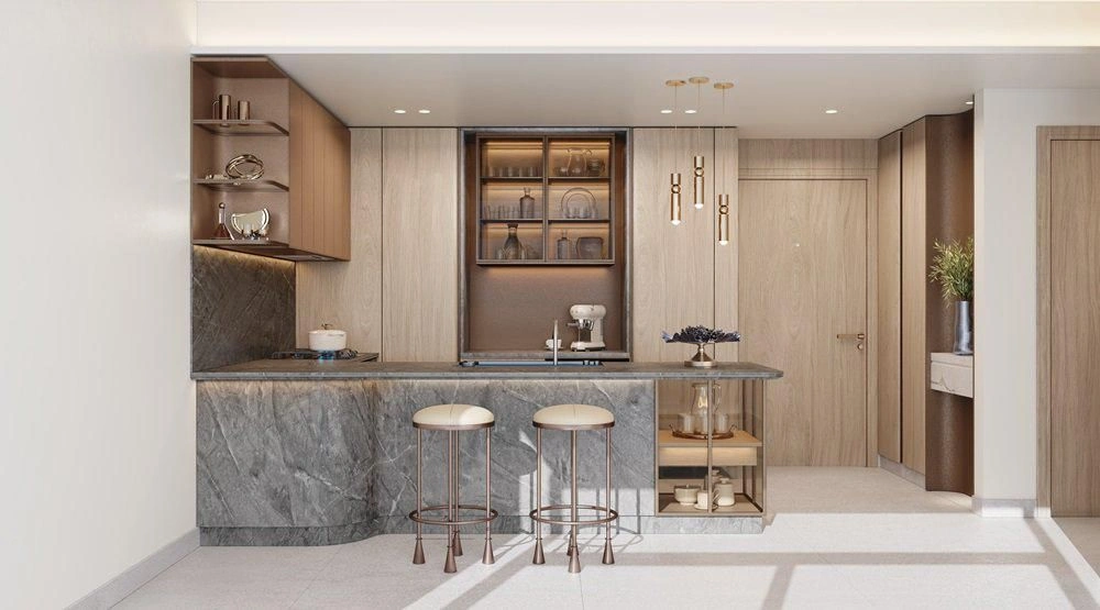 Luxuriöser Wohnkomplex mit Schwimmbädern und Spas in Uptown, Dubai