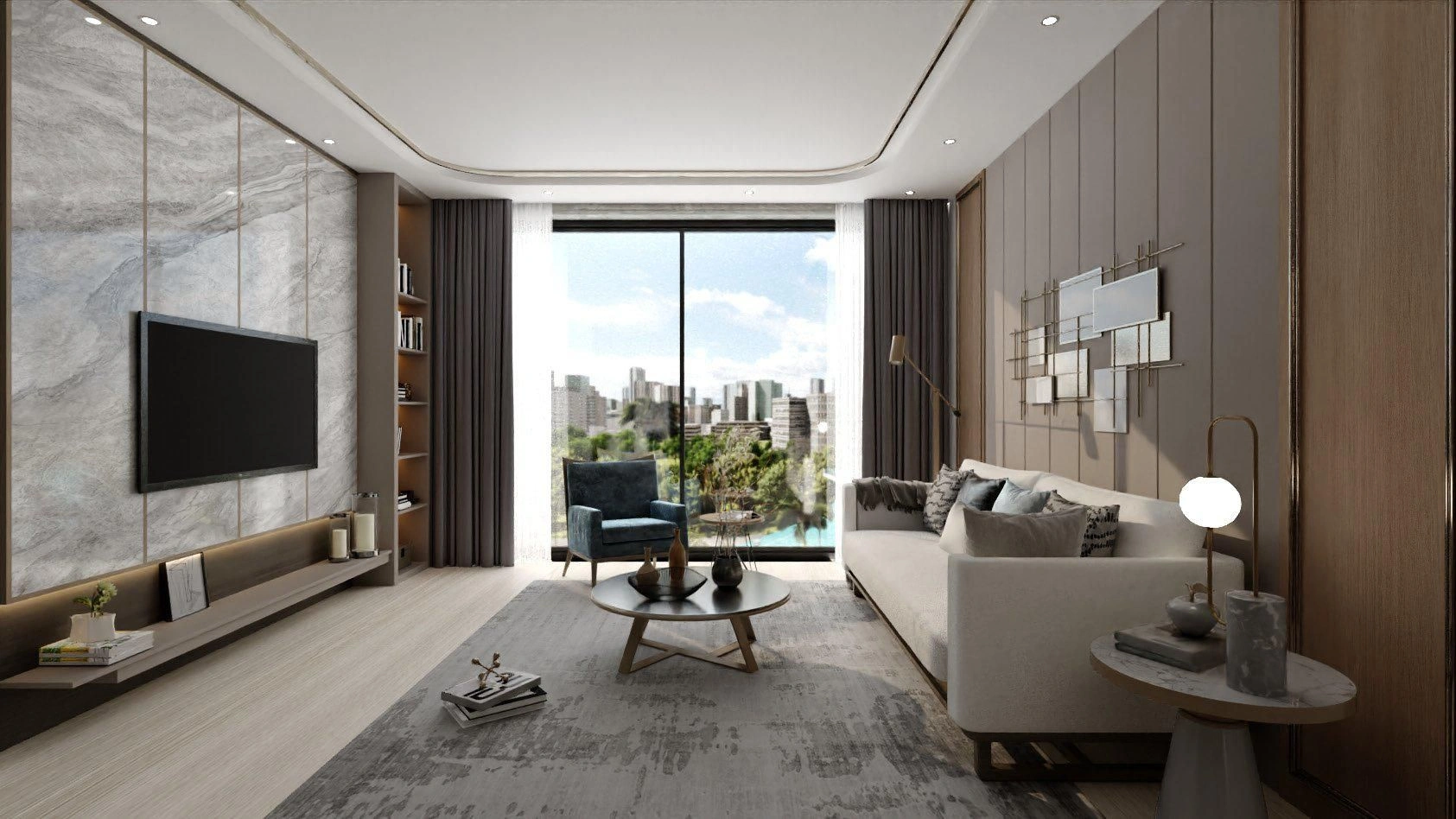 Complexe résidentiel de luxe avec parc aquatique à Dubaï