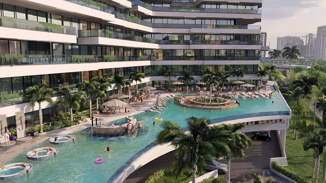 Complexe résidentiel de luxe avec parc aquatique à Dubaï