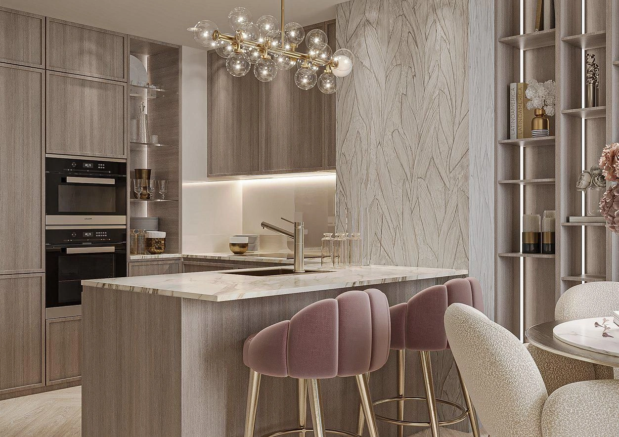 مجمع سكني مريح مزود بمسابح وصالة للأعمال في دبي