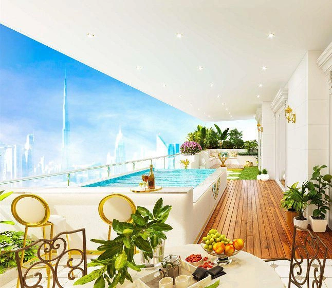 Modern residential complex in Al Barsha South, Dubai