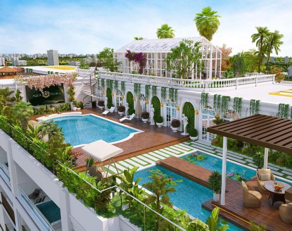 Modern residential complex in Al Barsha South, Dubai