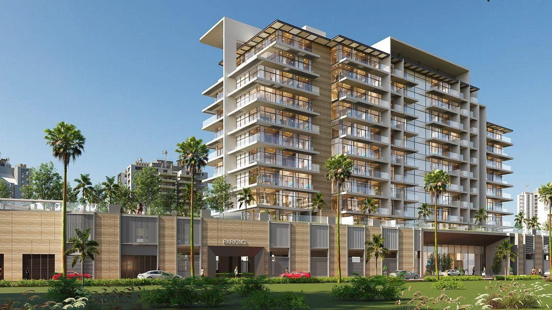 Complexe résidentiel moderne avec piscine à Dubaï