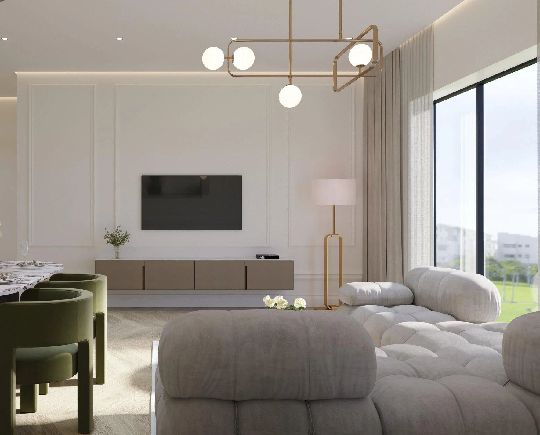 مجتمع مسکونی مدرن با آپارتمانهای مبله در دبی