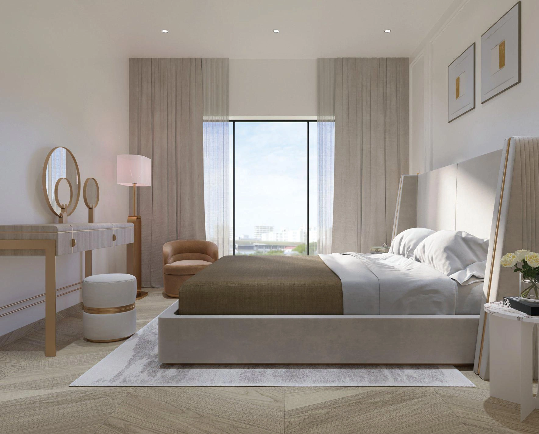 مجتمع مسکونی مدرن با آپارتمانهای مبله در دبی