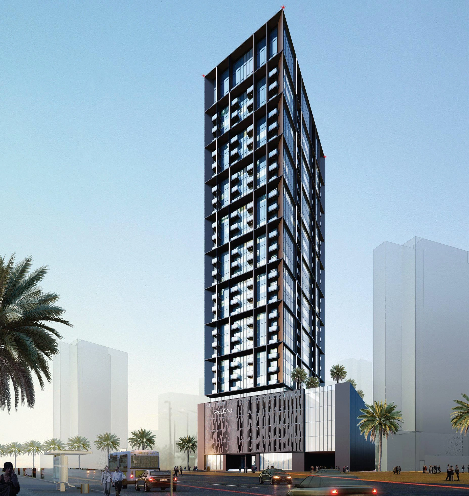 مجتمع مسکونی مدرن با آپارتمانهای مبله در دبی