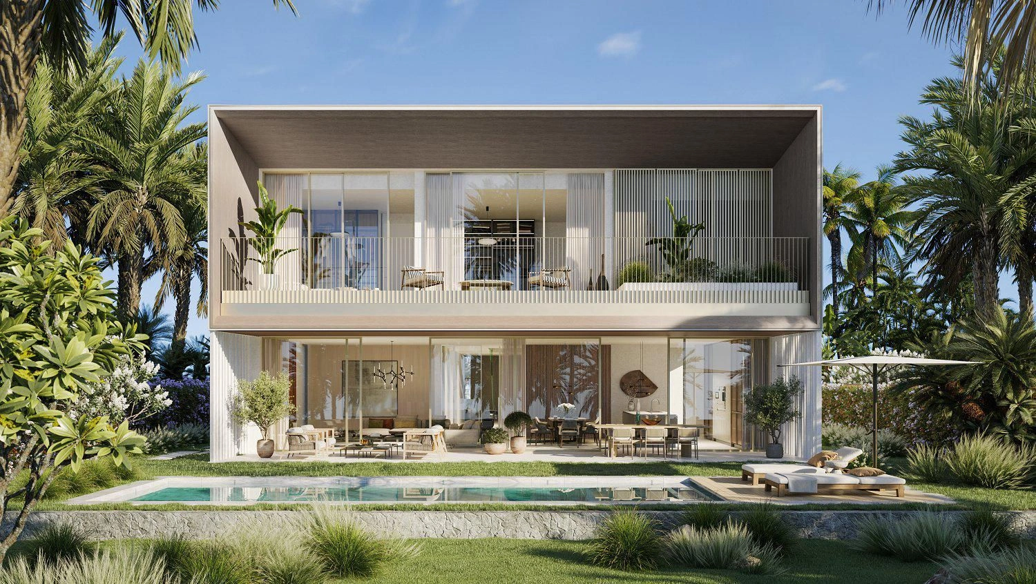 Villas et maisons de ville de luxe avec plage et marina à Dubaï